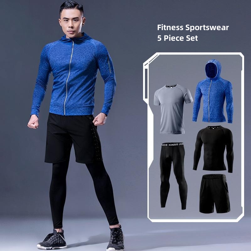 5-delige fitnesskledingset voo - Running Gear Gym recensie en prijs